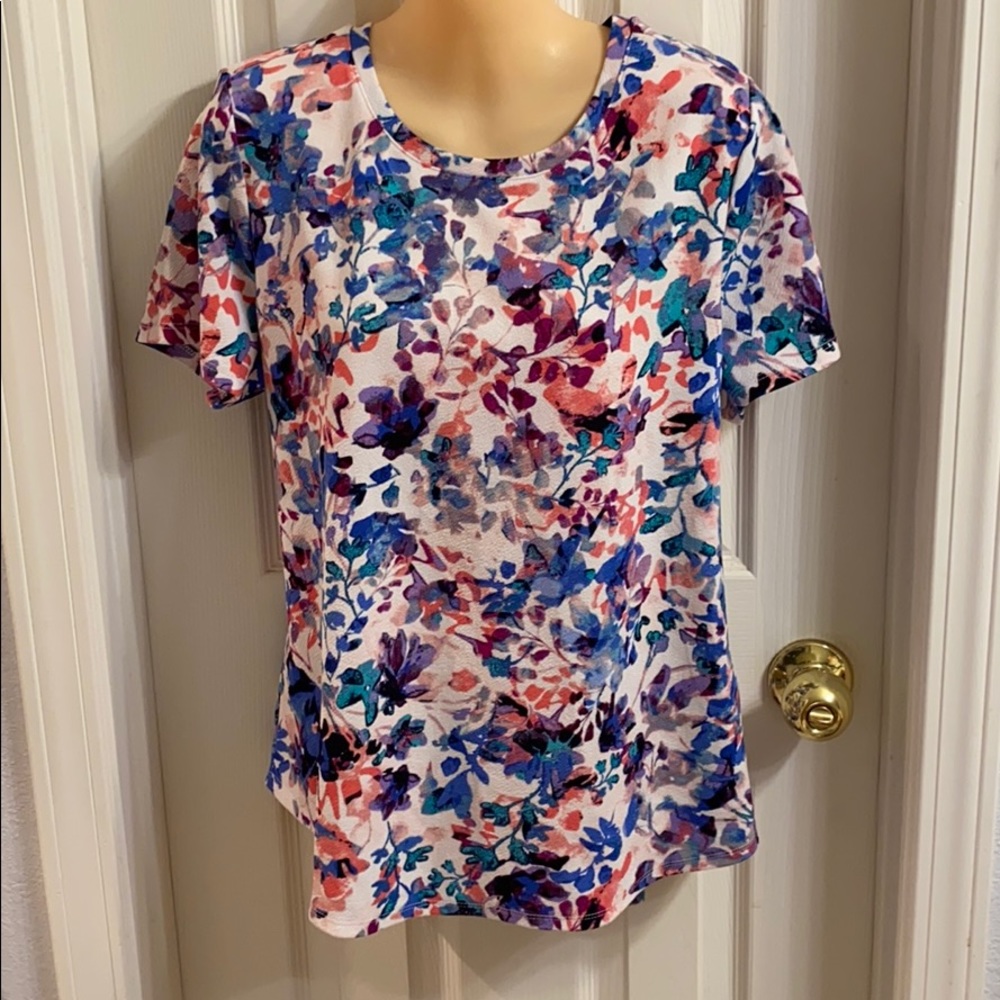 Croft & Barrow fun multicolored Large gently worn